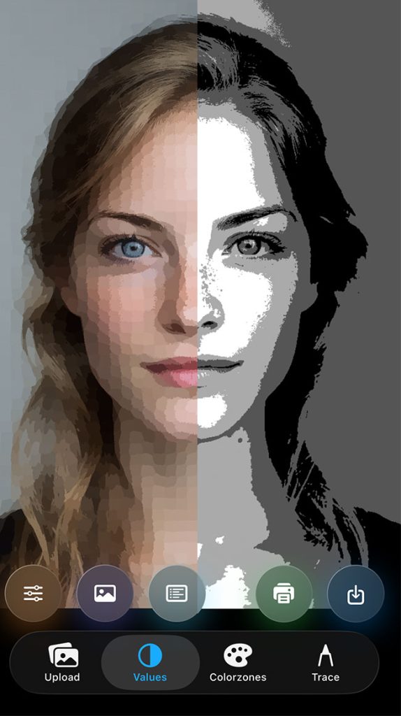 Refloom colorzones vs values
